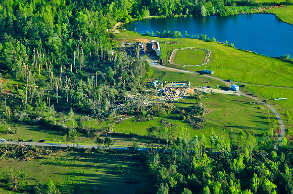 42811 Tornado Damage, Sunnyside & Lamar County