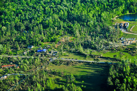 42811 Tornado Damage, Sunnyside & Lamar County