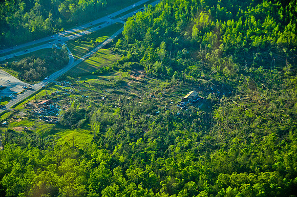 42811 Tornado Damage, Sunnyside & Lamar County