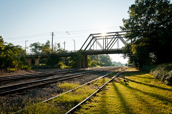 6th St Bridge & Train 081511