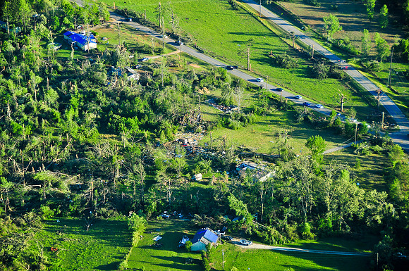 42811 Tornado Damage, Sunnyside & Lamar County