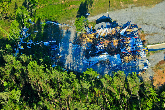 42811 Tornado Damage, Sunnyside & Lamar County
